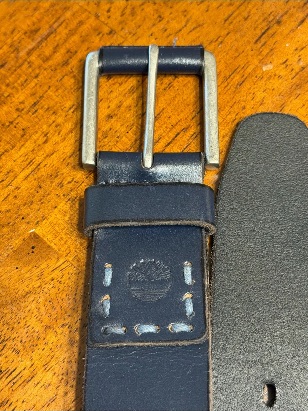 Timberland PRO Men's Black Leather workwear Pull up Belt  size 32
